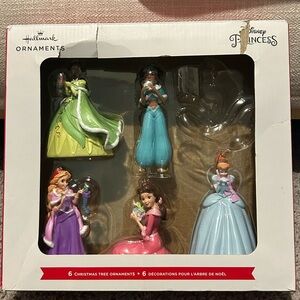 Disney Princess Hallmark Keepsake Ornaments Set of 5